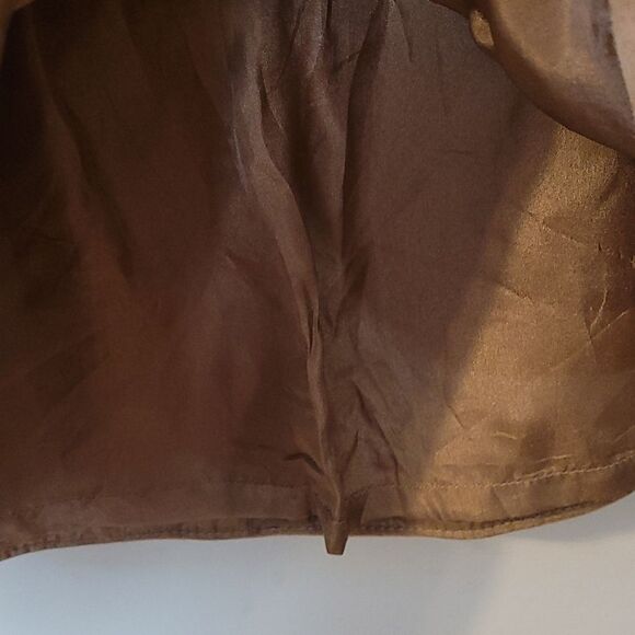 Cute VINCE SKIRT  💯%goat leather NWOT - Picture 3 of 6